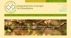 Desktop Screenshot of integratedcareconcepts.com