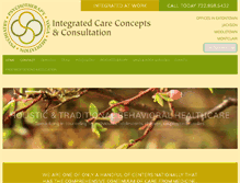 Tablet Screenshot of integratedcareconcepts.com